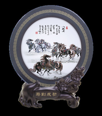 馬到成功開運石冬瓜瓶 匠心陶瓷禮品，助力慶典會議彰顯非凡品位